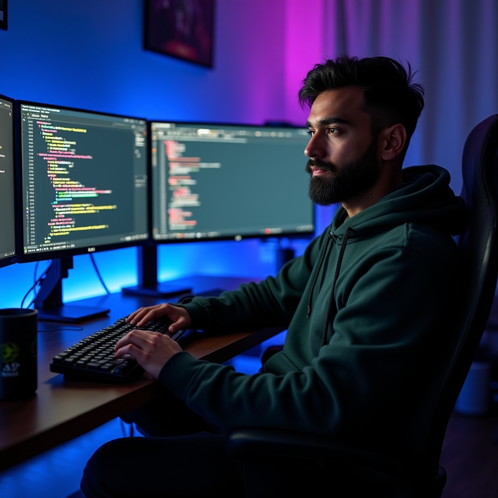 Разработчик изучает новые технологии